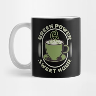 Green Power Sweet Hour Matcha Tea Gift Mug